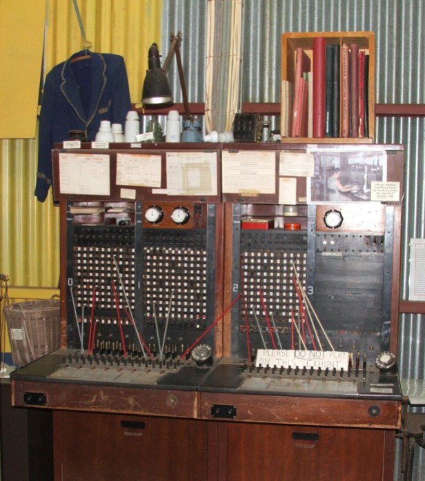 Telephone exchange that was in service until 1982. It used to be loaded on a truck and taken to a different local towns each day on a roster basis, thus Dunolly had the first mobile phone. Having fooled too many young people, this demonstrates the importance of history to be able to tell what is true and what is fiction.